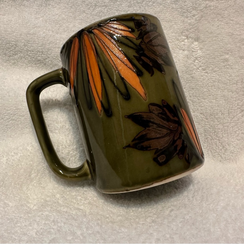 Retro Glazed Coffee Mug - Picture 2 of 6
